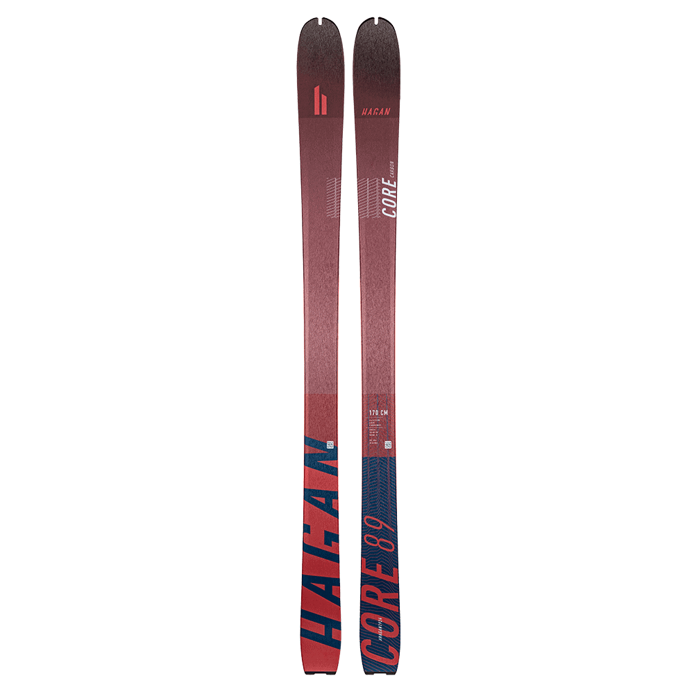 Der HAGAN Tourenski Core Carbon 89 ist ein Allrounder in der der Tourenski Palette.