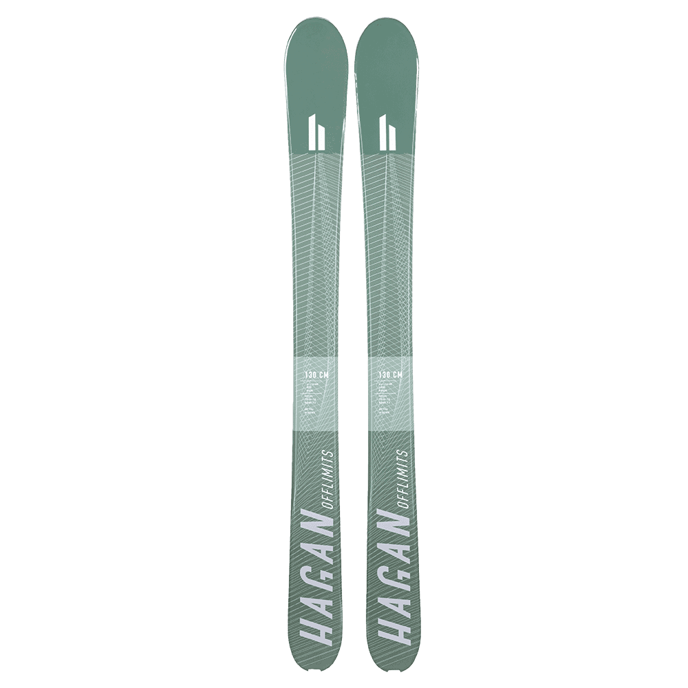 Der kurze HAGAN Offlimits Ski, mitentwickelt vom blinden Ausnahmesportler Andy Holzer.