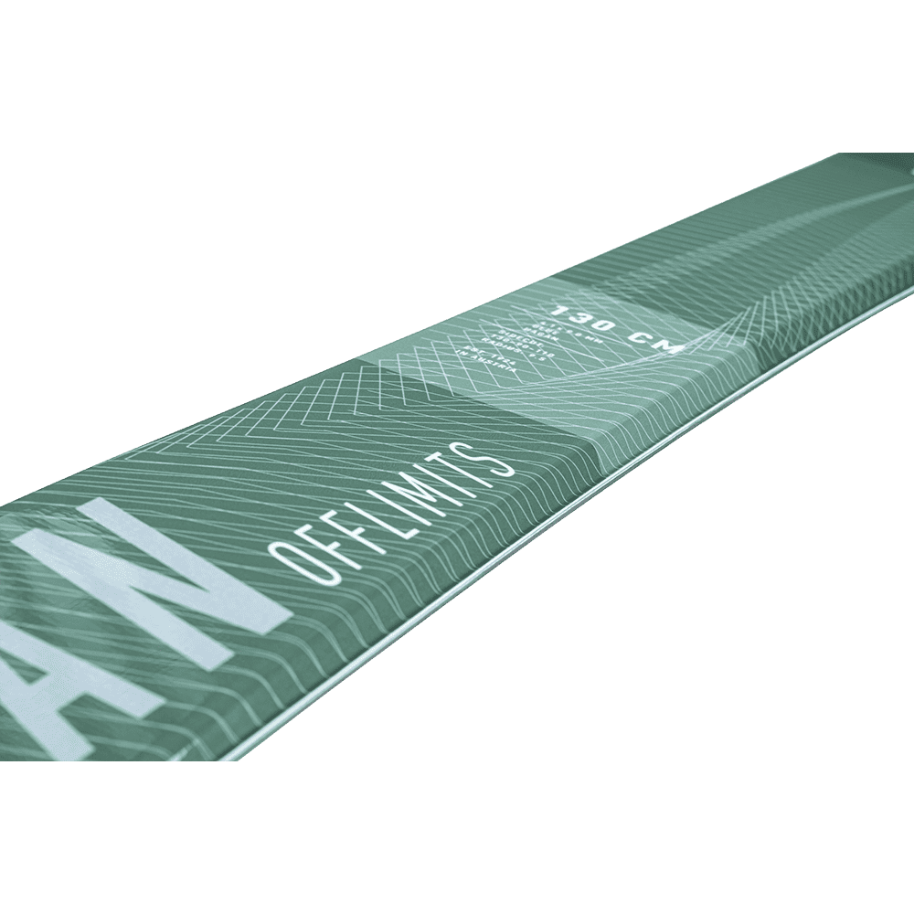 Der kurze HAGAN Offlimits Ski, mitentwickelt vom blinden Ausnahmesportler Andy Holzer.