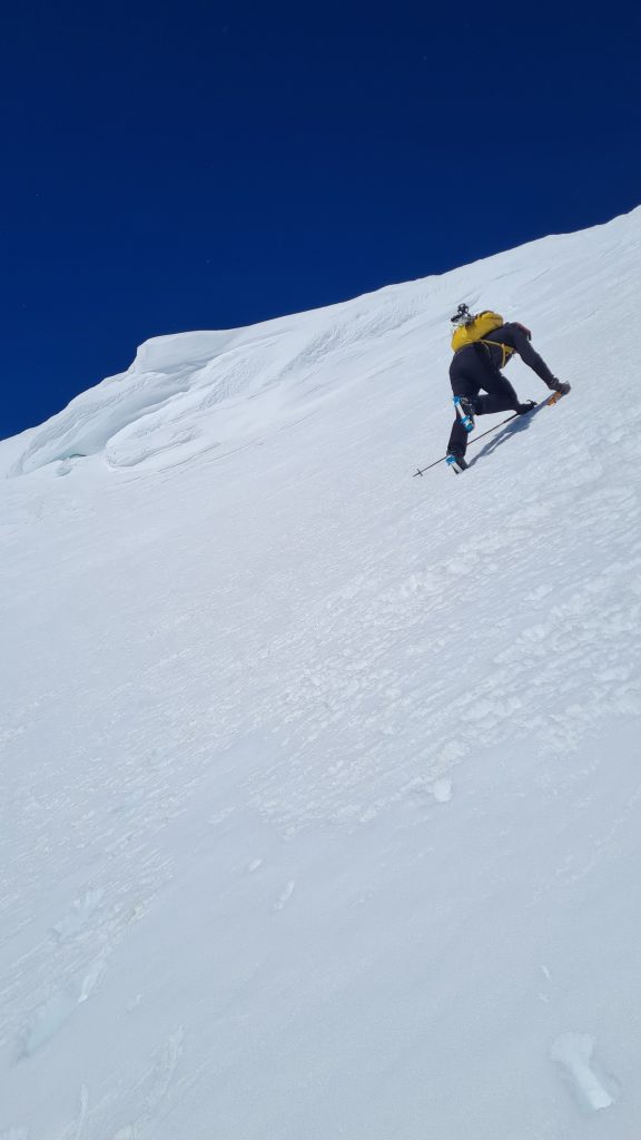 René Antmann auf der Venter Skirunde im Anstieg HAGAN Ski.